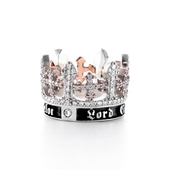 Lord Camelot Royal Silver/Jewelry Crown Ring [LC 729] | Lord ...